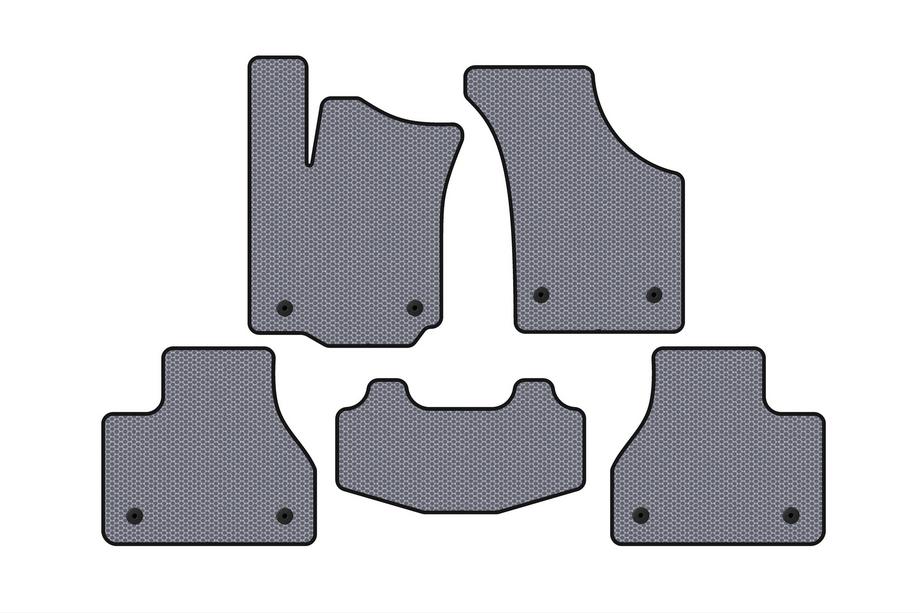 Volkswagen Phaeton 2002-2016 Gummimatten Carsuit (SD, kurzer Radstand, grau) Image