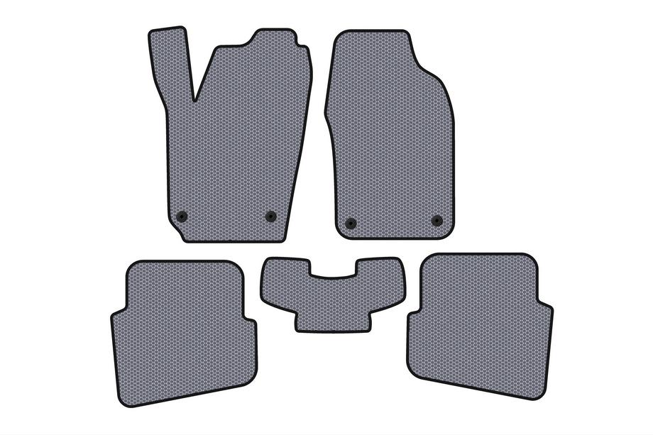 Volkswagen Polo 2001-2009 Gummimatten Carsuit (HB, 3/5-türig, grau) Image
