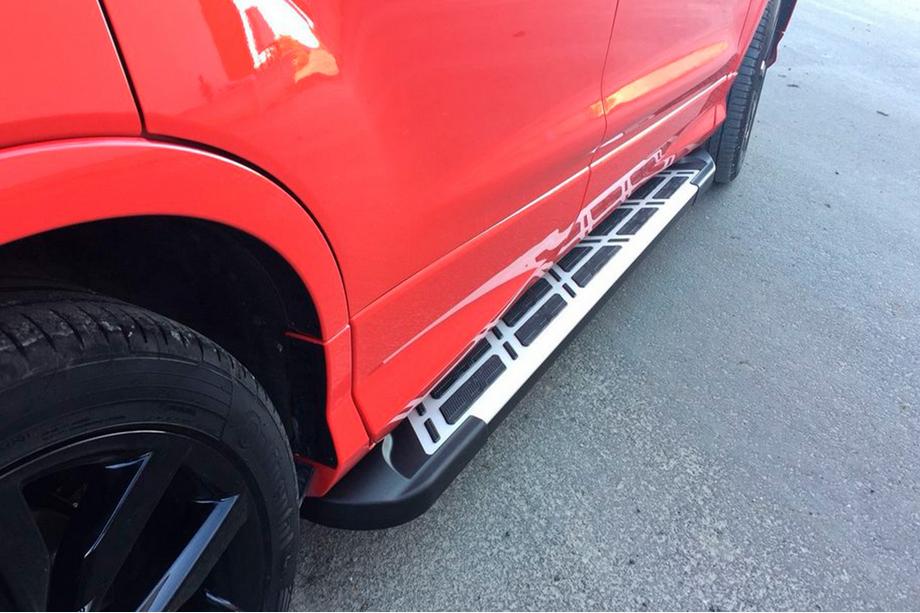Ford Kuga/Escape 2013-2019 Seitenschweller Sunrise (2 Stk., Aluminium) Mit Zierleisten an den Türen Foto 17