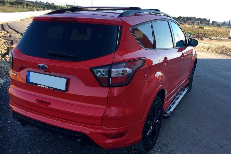 Ford Kuga/Escape 2013-2019 Seitenschweller Sunrise (2 Stk., Aluminium) Mit Zierleisten an den Türen Foto 18