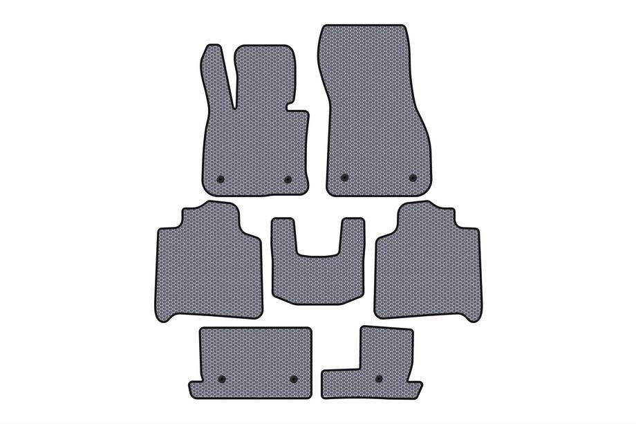 BMW 2 Series Active Tourer F45/F46 2014-2021 Gummimatten Carsuit (Für F46, 3 Reihen, Grau) Image