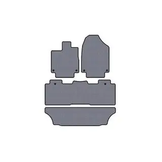 Gummimatten Carsuit (3 Reihen, grau)