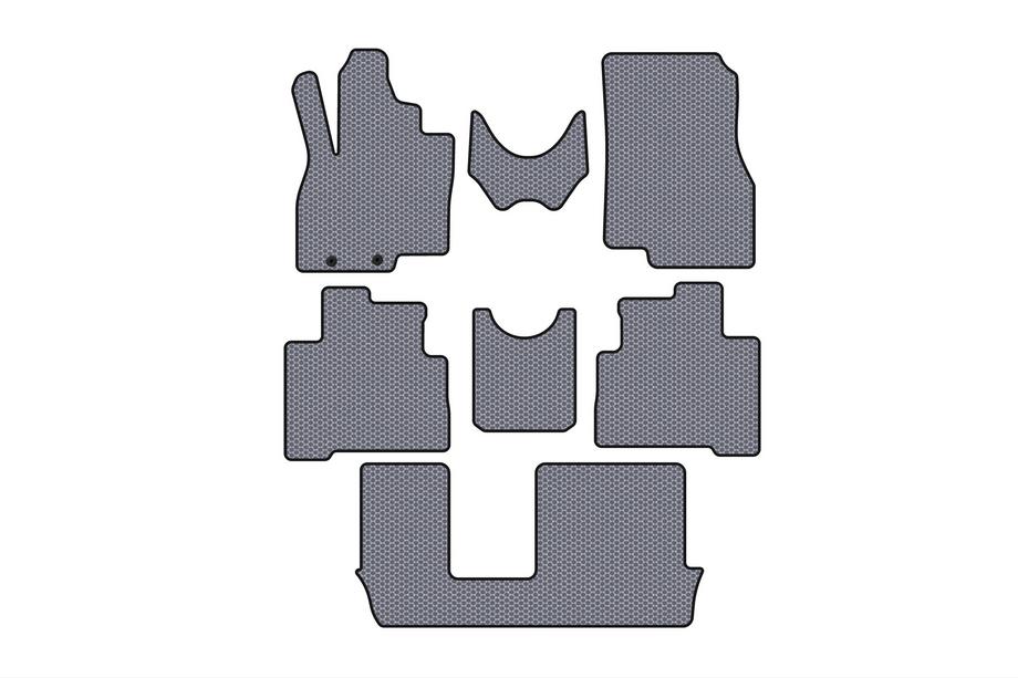 Mitsubishi Grandis 2003-2011 Gummimatten Carsuit (3 Reihen, grau) Foto 1