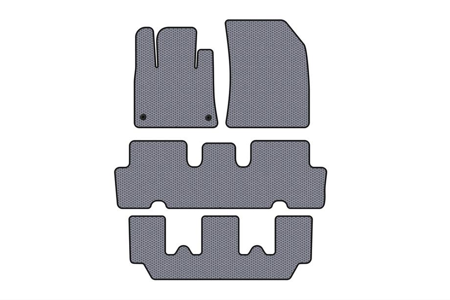 Citroen C-4 Picasso 2013–2022 Gummimatten Carsuit V1 (3 Reihen, Grau) Image