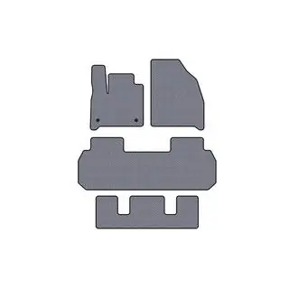 Gummimatten Carsuit (3 Reihen, grau)