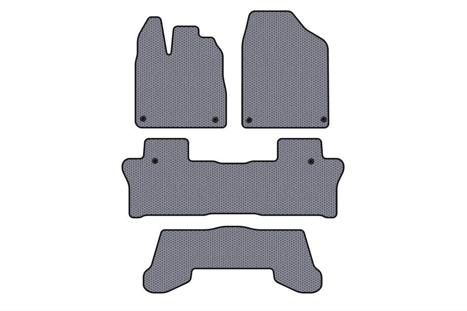 Honda Pilot 2015-2022 Gummimatten Carsuit (3 Reihen, grau) Image