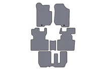 Kia Carens 1999-2012 Gummimatten Carsuit (2006-2012, 3 Reihen, 7-Sitzer, grau) Foto 1