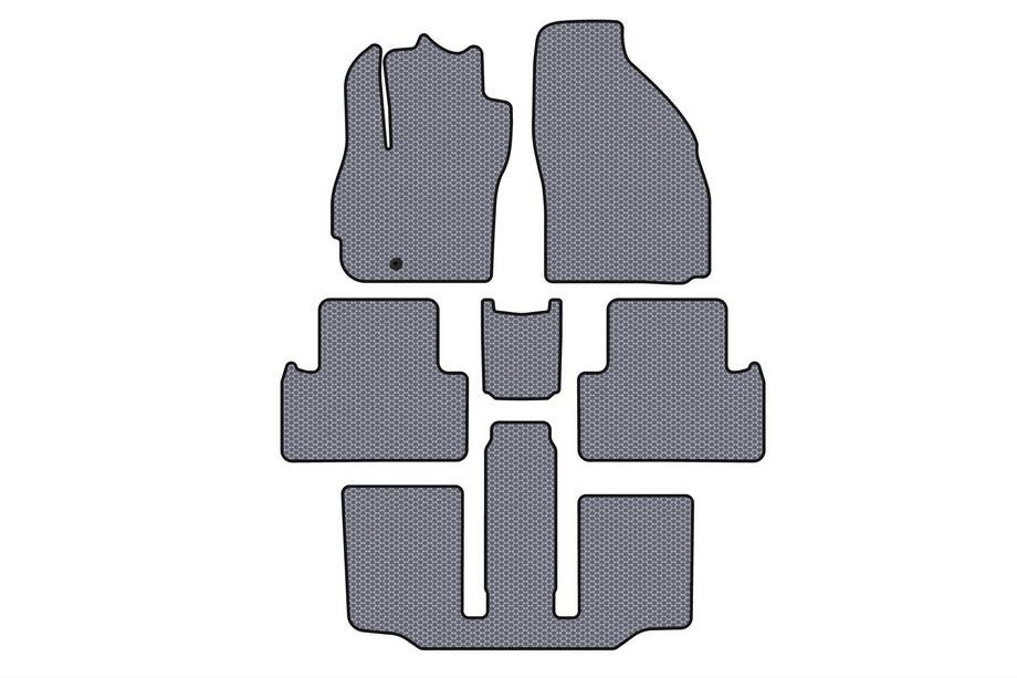 Mazda 5 2005-2009 Gummimatten Carsuit (3 Reihen, 7-Sitzer, grau) Foto 1