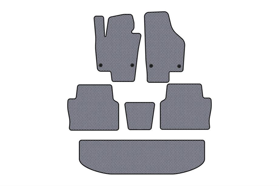 Seat Alhambra 2010- Gummimatten Carsuit (3 Reihen, grau) Image
