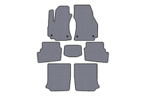 Opel Zafira A 1998-2005 Gummimatten Carsuit (3 Reihen, 2003-2005, 7-Sitzer, grau) Foto 1
