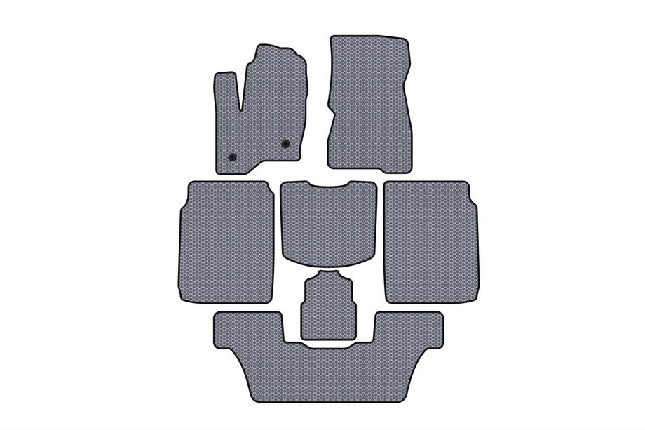 Ford Flex 2009-2019 Gummimatten Carsuit (3 Reihen, 2013-2019, grau) Foto 1