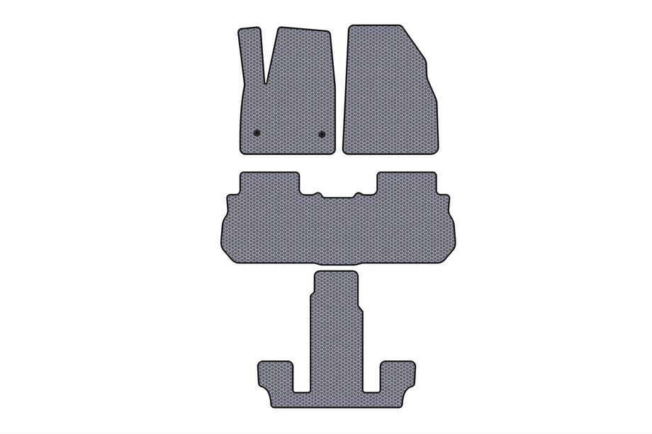 GMC Acadia 2017- Gummimatten Carsuit (3 Reihen, 2017-2019, grau) Image