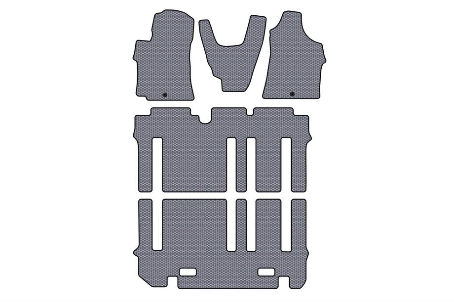 Hyundai H300, H1, Starex 2008-2020 Gummimatten Carsuit (Komplettset, Grau) Image