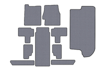 Kia Carnival 2002-2013 Gummimatten Carsuit (Komplettset, Grau) Foto 1