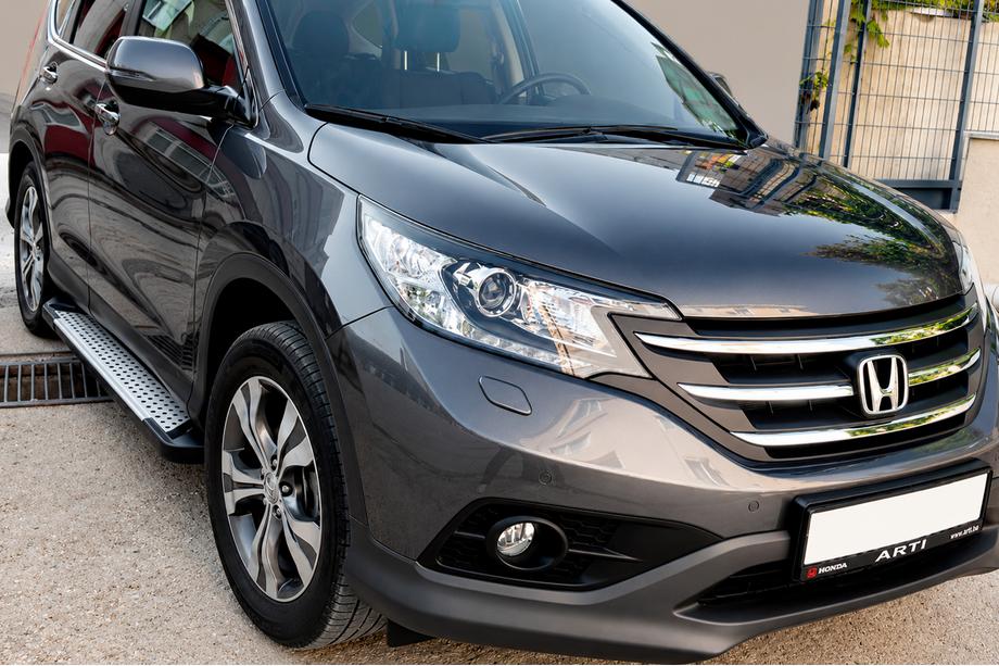 Honda CRV 2012-2016 Trittbretter Allmond Grey (2 Stk., Alu) Image