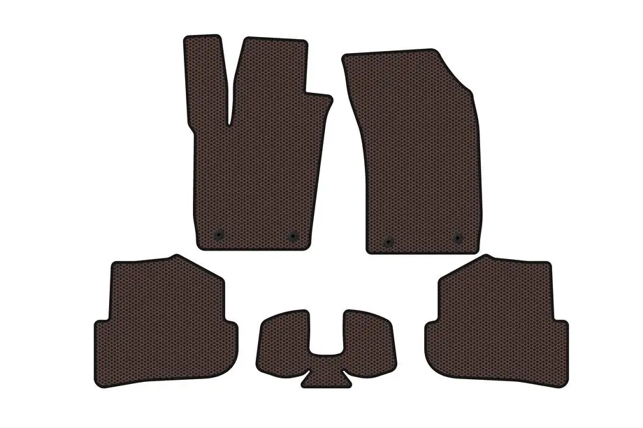 Audi A1 2010-2018 Gummimatten Carsuit (HB, 3-türig, braun) Foto 1