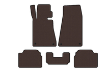 BMW 5 Series E34 1988-1995 Gummimatten Carsuit (Braun) Foto 1