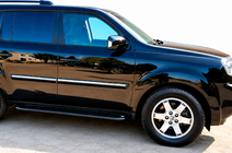 Honda Pilot 2008-2015 Trittbretter Allmond Black (2 Stk., Aluminium) Foto 1