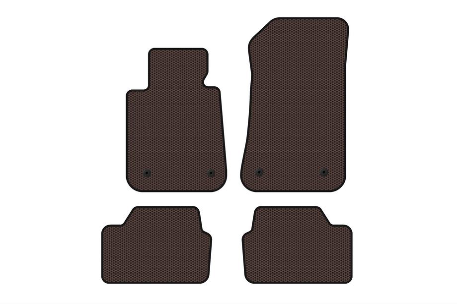 BMW 1 Series E81/E82/E87/E88 2004-2011 Gummimatten Carsuit (Braun) Image