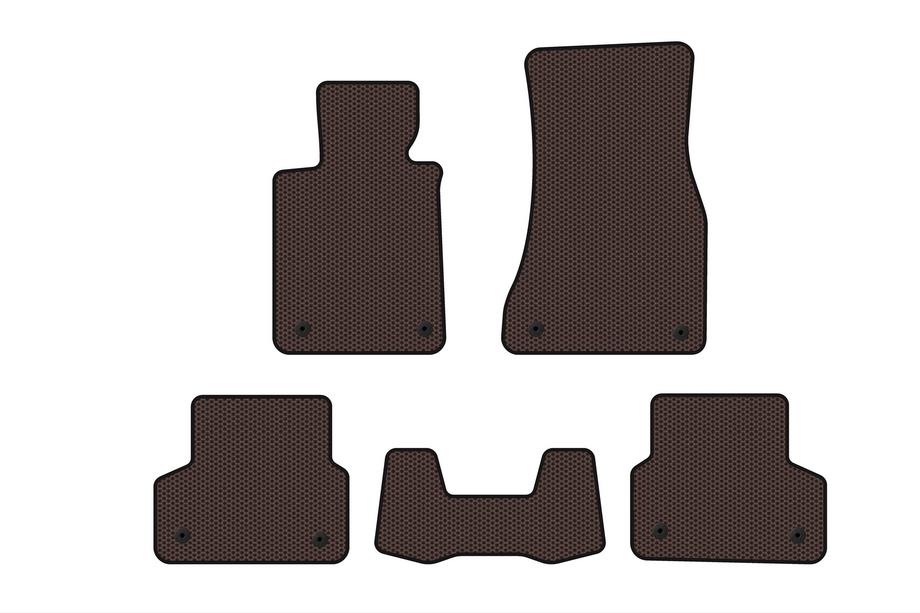 BMW 5er G30/G31 2017–2023 Gummimatten Carsuit (Braun) Image
