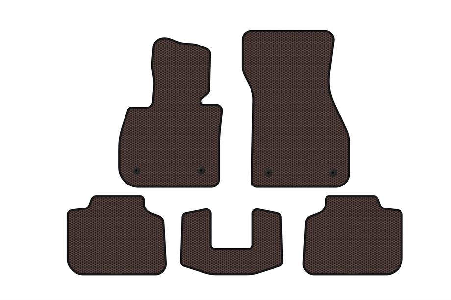 BMW X1 F48 2015-2022 Gummimatten Carsuit (Braun) Foto 1