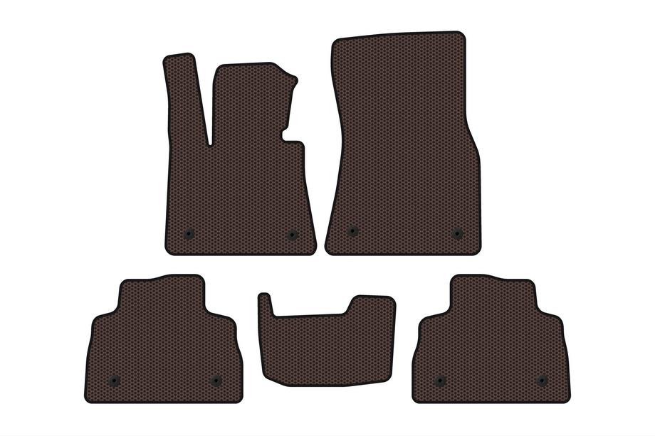 BMW X6 G06 2019–2027 Gummimatten Carsuit (Braun) Image