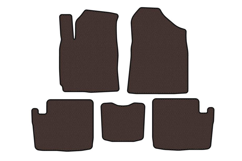 Chery Tiggo 1 2005-2016 Gummimatten Carsuit (2005-2009, braun) Image