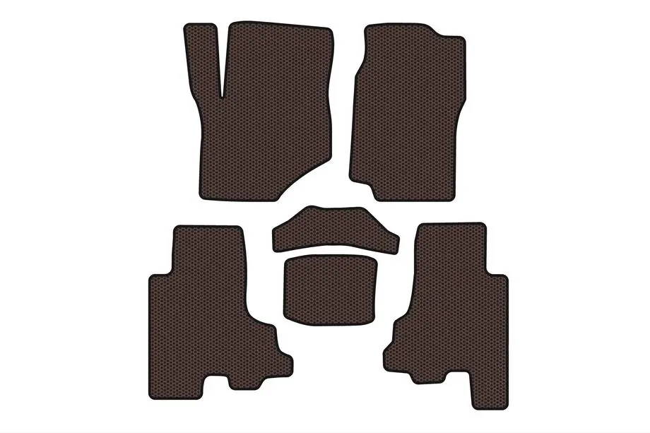 Chevrolet Trailblazer 2002-2012 Gummimatten Carsuit (Braun) Image