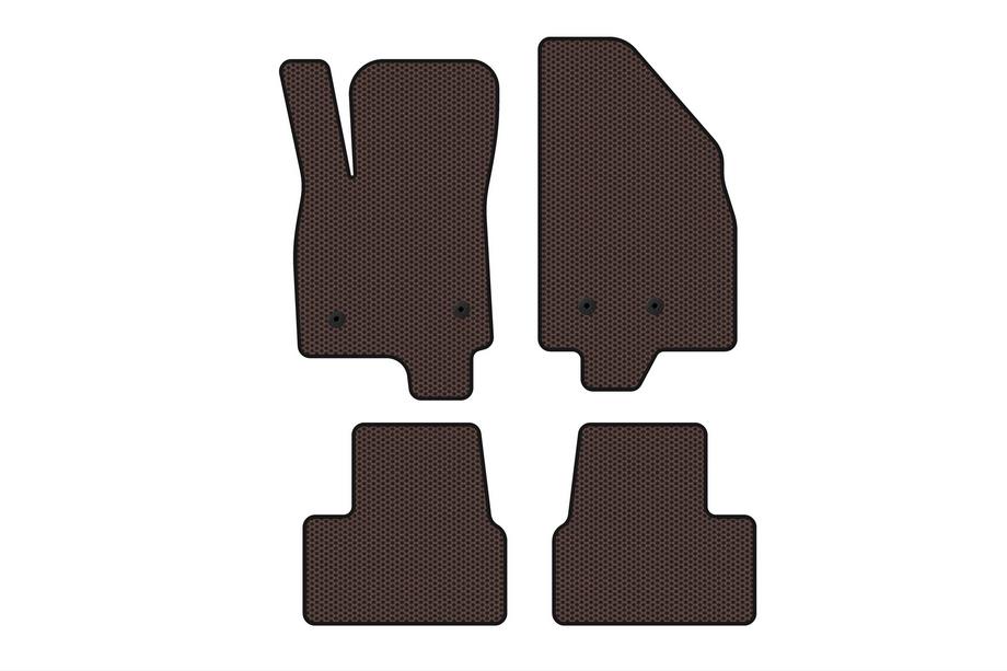 Chevrolet Volt 2016-2019 Gummimatten Carsuit (Braun) Image