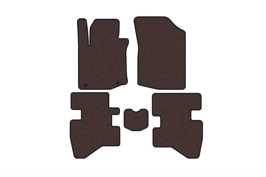 Citroen C-1 2005-2014 Gummimatten Carsuit (HB, braun) Foto 1
