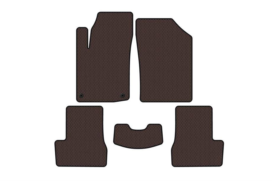 Citroen C-3 2009–2016 Gummimatten Carsuit (HB, braun) Image