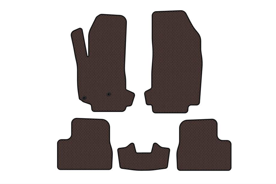 Citroen DS-3 2009-2016 Gummimatten Carsuit V-2 (Braun) Image