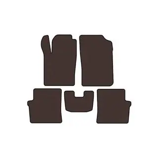 Gummimatten Carsuit (HB, 5-türig, braun)