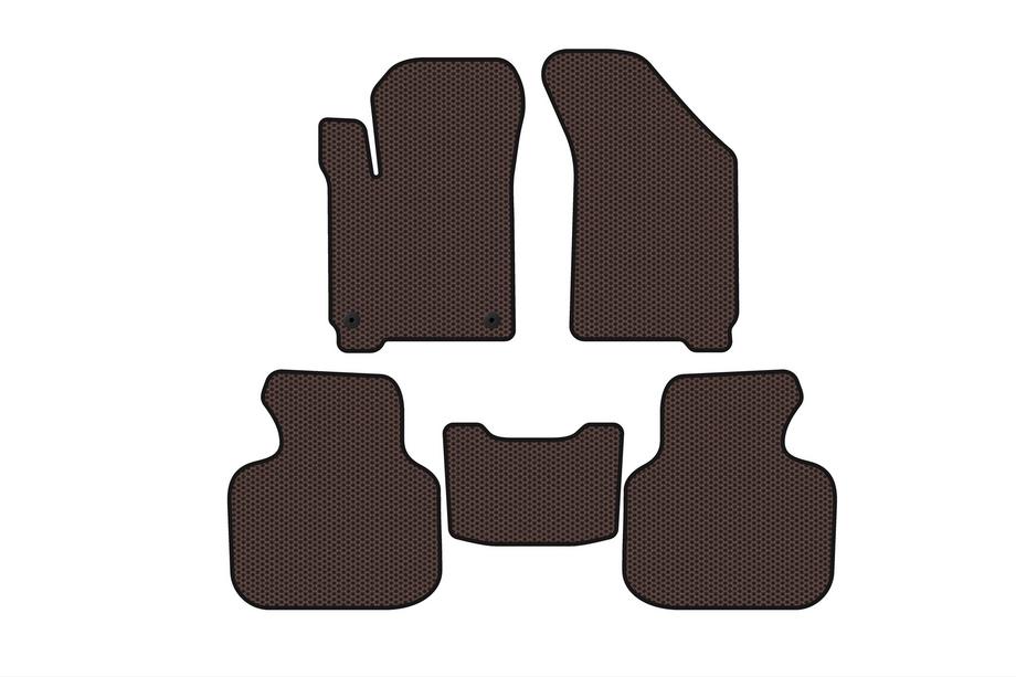 Dodge Journey 2008-2020 Gummimatten Carsuit (2011-2020, 7-Sitzer, braun) Image
