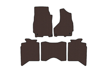 Dodge RAM (DS/DJ/D2) 2009–2024 Gummimatten Carsuit (2013+, 5-Sitzer, braun) Foto 1