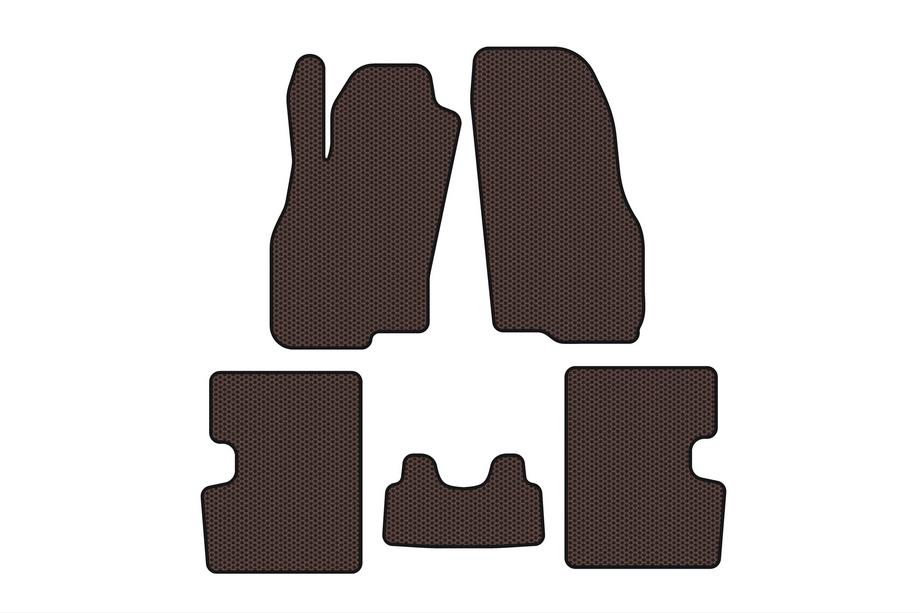 Fiat Punto Grande/EVO 2006-2018 Gummimatten Carsuit (HB, 5-Türer, Vor-Facelift, braun) Foto 1