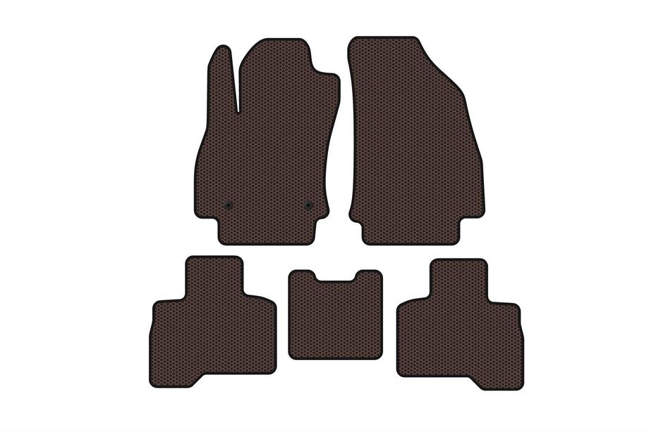 Fiat Fiorino/Qubo 2008-2024 Gummimatten Carsuit (Für Qubo 2008-2016, Braun) Foto 1