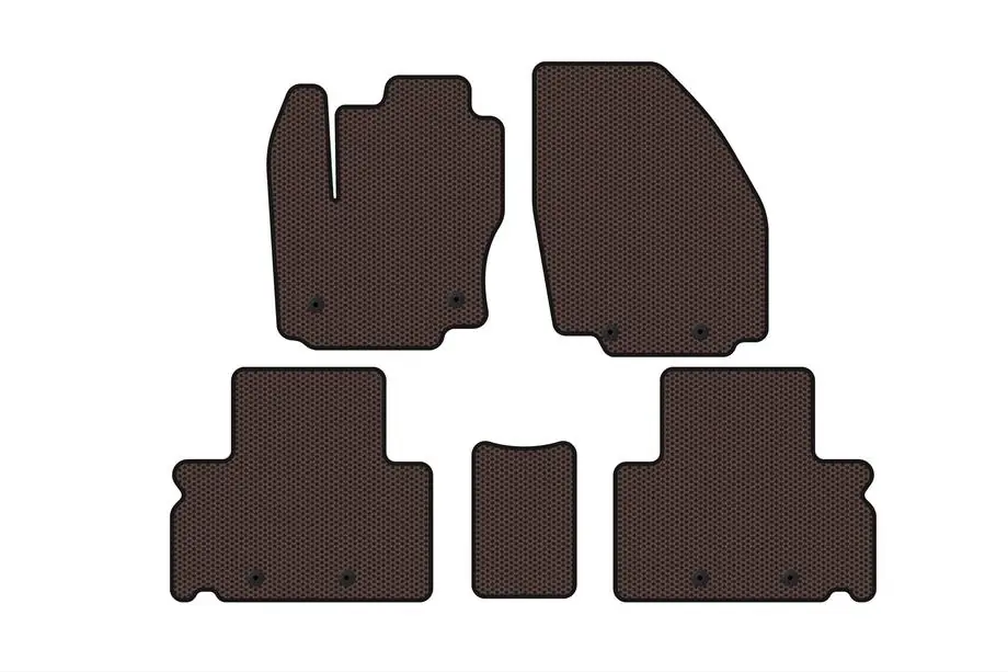 Ford S-Max 2007-2014 Gummimatten Carsuit (Braun) Image