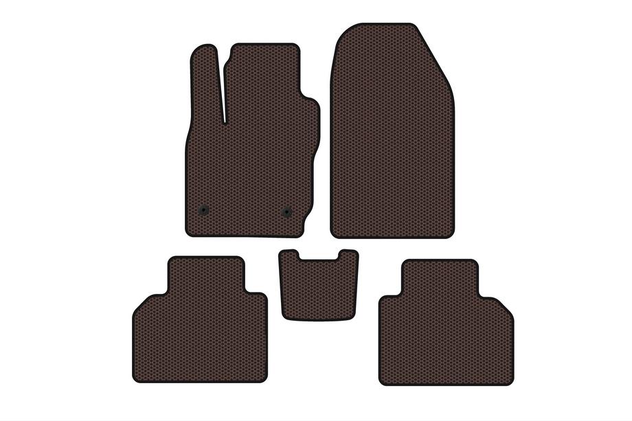 Ford Courier 2014-2023 Gummimatten Carsuit (Braun) Image