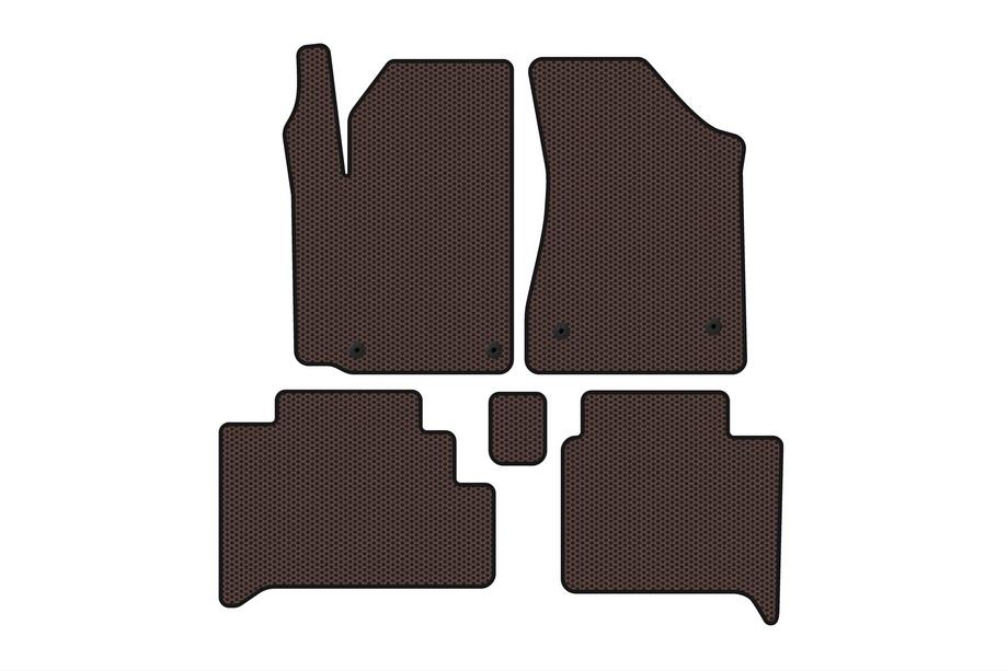 Geely GC-5 2010-2015 Gummimatten Carsuit (HB, braun) Image
