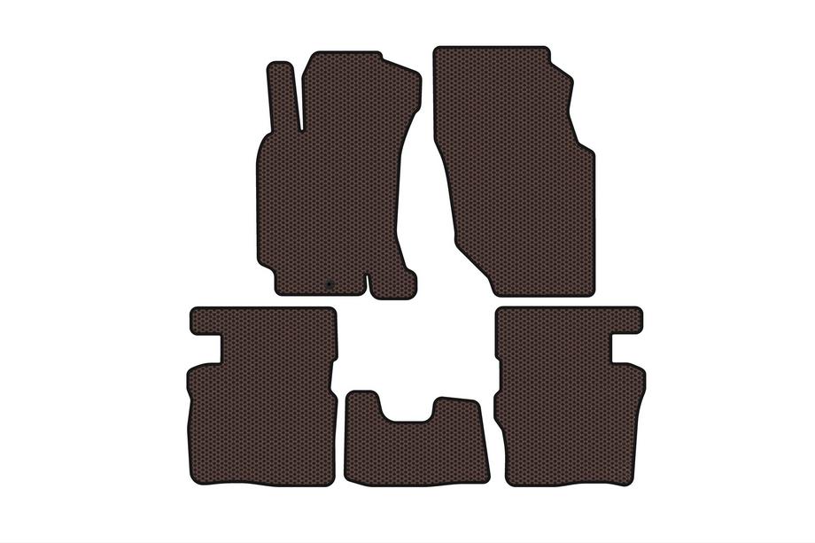 Honda HR-V 1998-2006 Gummimatten Carsuit (5-türig, braun) Image