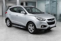 Hyundai IX-35 2010-2015 Seitenschweller Sunrise (2 Stk., Aluminium) Foto 1