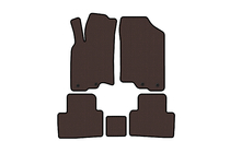 Honda Insight II 2009-2014 Gummimatten Carsuit (HB, Hybrid, braun) Foto 1