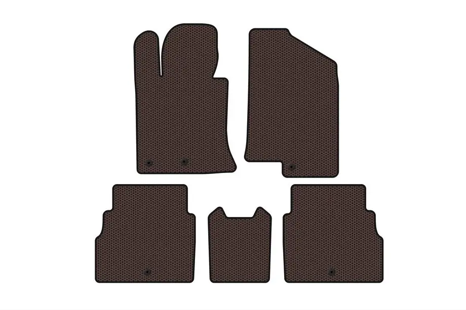 Hyundai Sonata YF 2010-2014 Gummimatten Carsuit V2 (braun) Image
