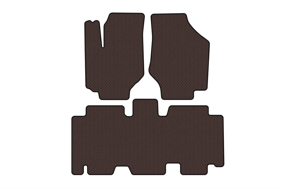 Hyundai Trajet 2000-2007 Gummimatten Carsuit (Braun) Image