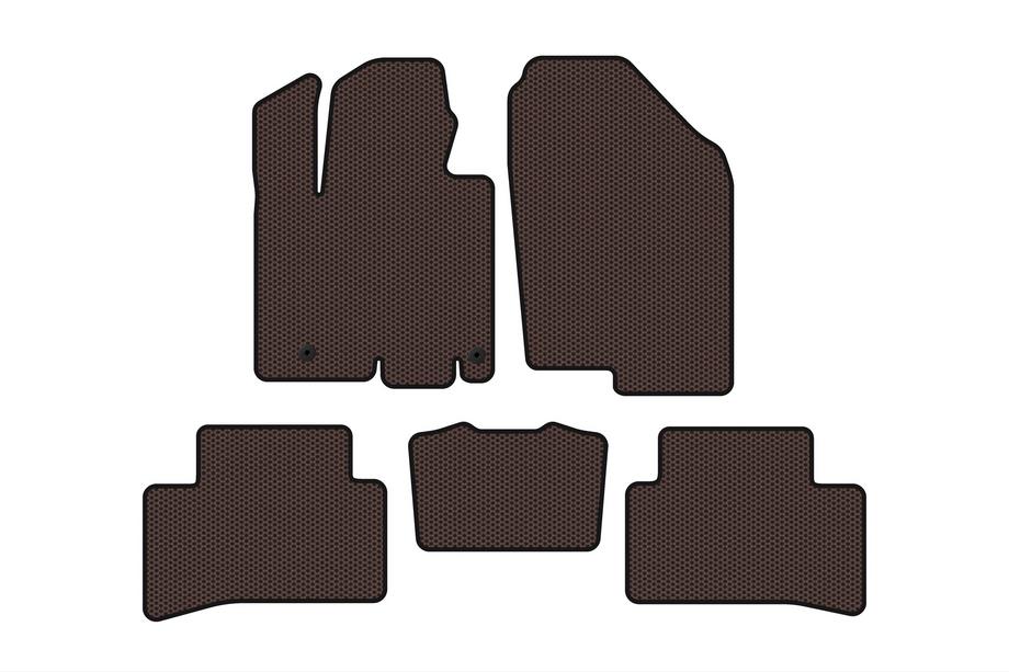 Hyundai Tucson NX4 2021- Gummimatten Carsuit (Braun) Image