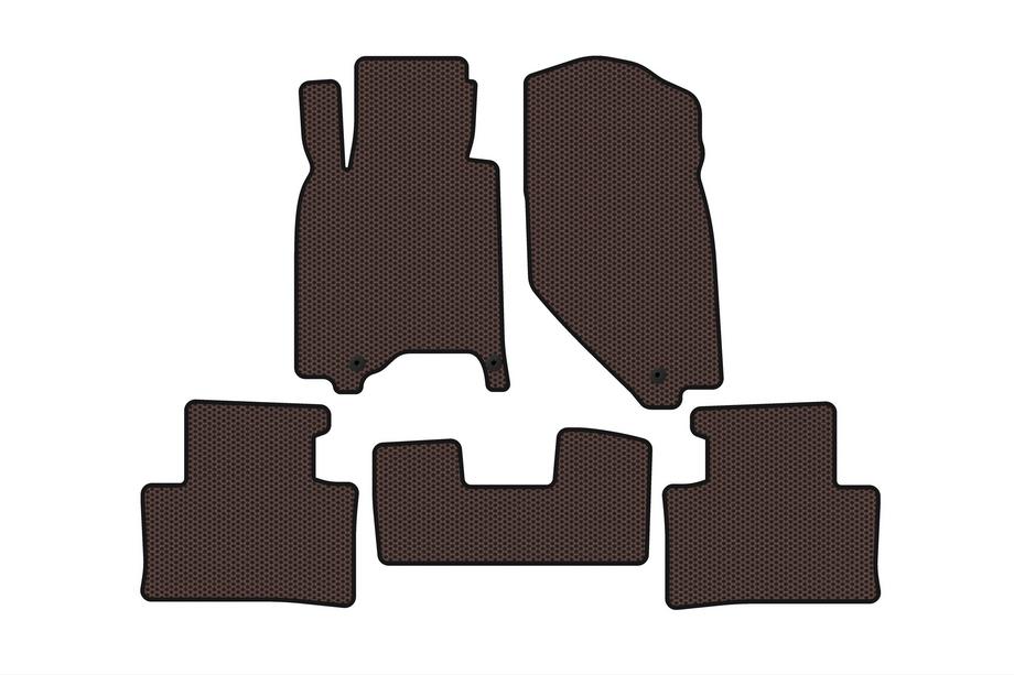 Infiniti G25/G35/37 (V36/CV36) 2006-2015 Gummimatten Carsuit (G37 X, SD, braun) Foto 1