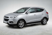 Hyundai IX-35 2010-2015 Trittbretter Maydos V1 (2 Stk., Aluminium & Edelstahl) Foto 1