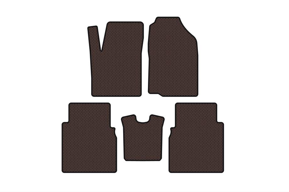 JAC J6 2011-2019 Gummimatten Carsuit (Braun) Image