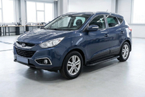 Hyundai IX-35 2010-2015 Seitenschweller Bosphorus Black (2 Stk., Aluminium) Foto 1